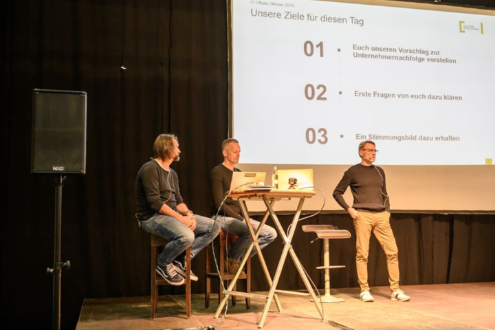Präsentation Andreas Melzner Deick und Christoph Möller