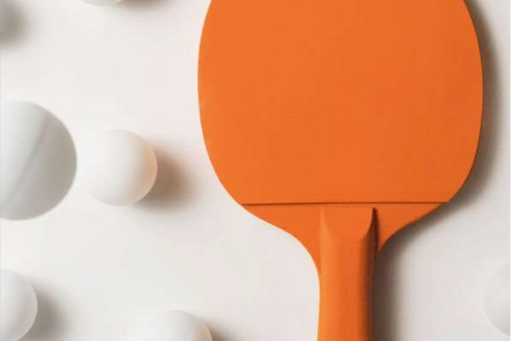 Tennisschläger orange Tischtennis