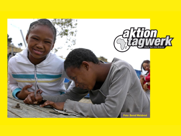 Aktion Tagwerk und afrikanische Kinder